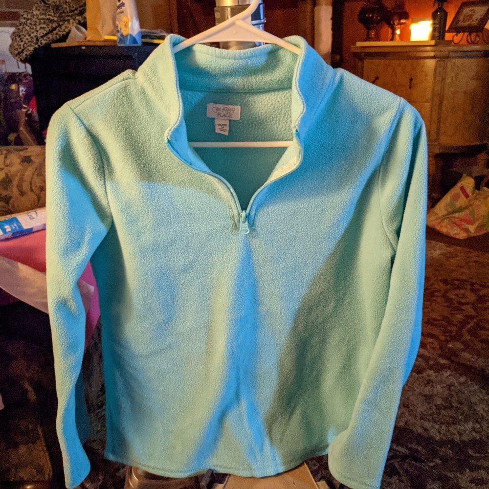 Girls size 14 TCP fleece half zip pullover